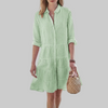 Women's Striped Shirt Dress Mini