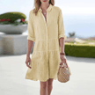 Women's Striped Shirt Dress Mini