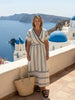 Women's Striped Summer Dress Maxi