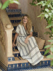 Women's Striped Summer Dress Maxi