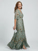 Women's V-Neck Evening Dress Maxi