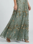 Women's V-Neck Evening Dress Maxi