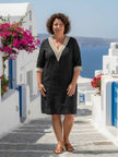 Women's V-Neck Summer Dress Midi