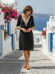 Women's V-Neck Summer Dress Midi