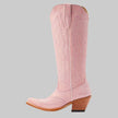 Women's Western Cowboy Boots Embroidered - Pink