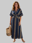 Women's Wrap Beach Dress Maxi
