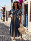 Women's Wrap Beach Dress Maxi