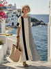 Women's striped Casual Dress Maxi
