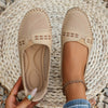 Women's Cushioned Loafers Casual - Beige