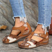 Women's Cutout Comfort Sandals - Brown