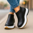 Women's Round Toe Platforms Casual - Black