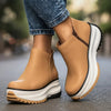 Women's Round Toe Platforms Casual - Khaki