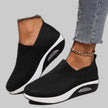 Women's Wedge Sneakers Orthopedic - Black