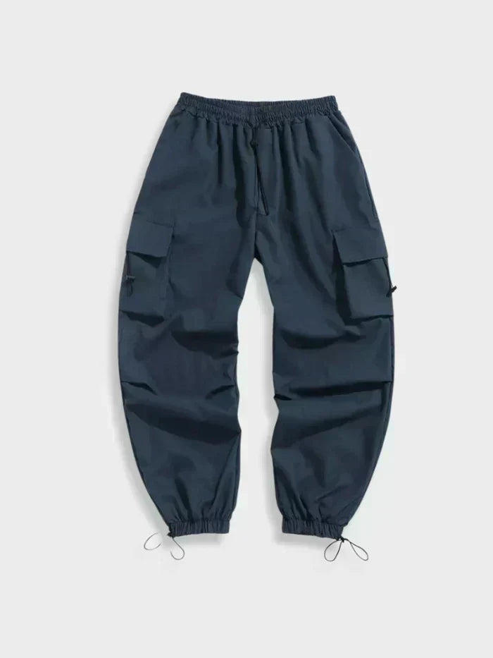 Men's Baggy Cargo Pants Drawstring Waist