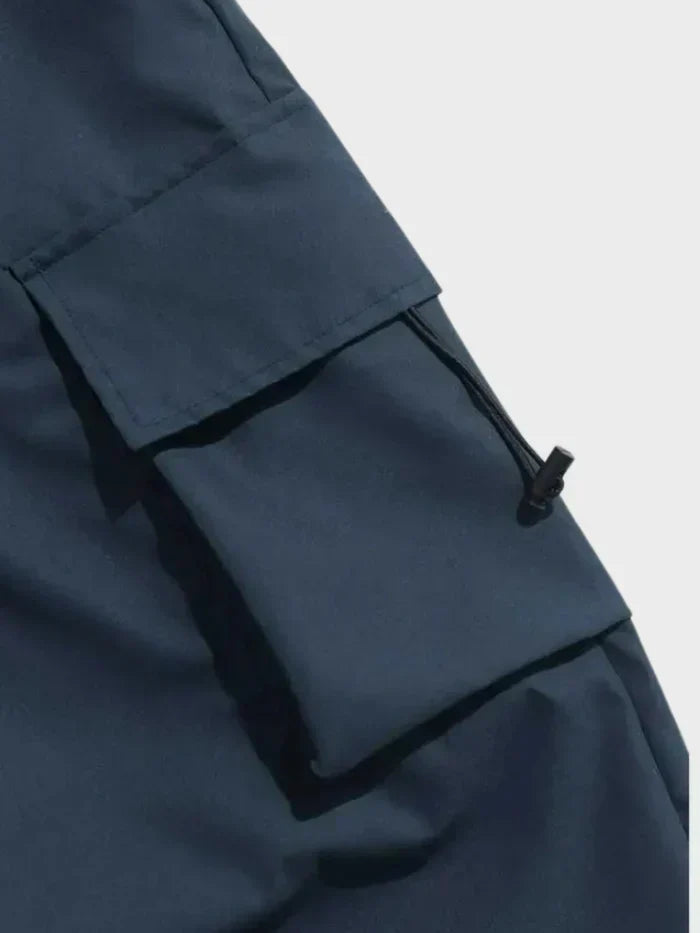 Men's Baggy Cargo Pants Drawstring Waist