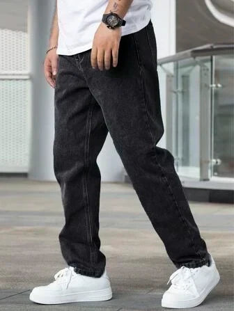 Men's Straight Leg Jeans Relaxed Fit