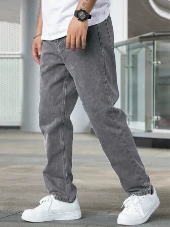 Men's Straight Leg Jeans Relaxed Fit