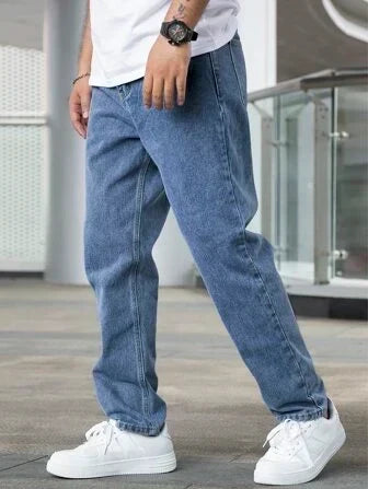 Men's Straight Leg Jeans Relaxed Fit
