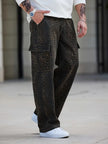 Men’s Leopard-Print Cargo Pants
