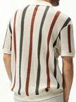 Men’s Short-Sleeve Shirt with Stripes