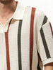 Men’s Short-Sleeve Shirt with Stripes