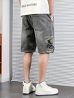 Men’s Shorts with Camo Patches