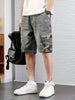 Men’s Shorts with Camo Patches