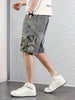 Men’s Shorts with Camo Patches