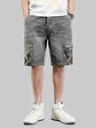Men’s Shorts with Camo Patches