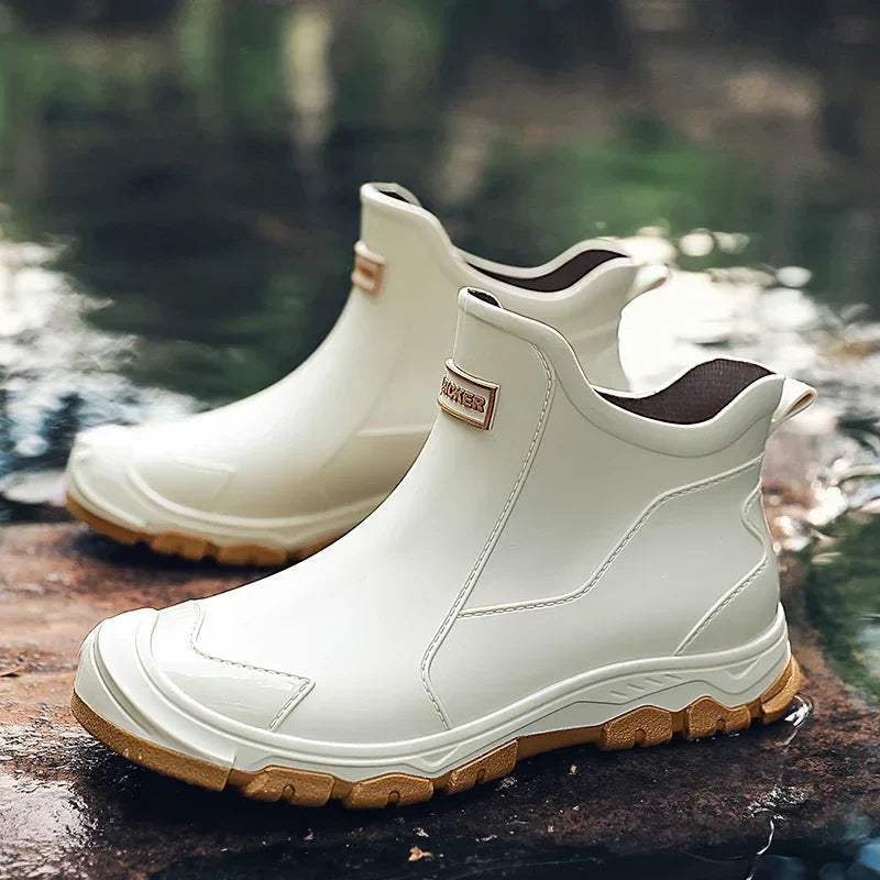 Men's Rain Boots Ankle Height