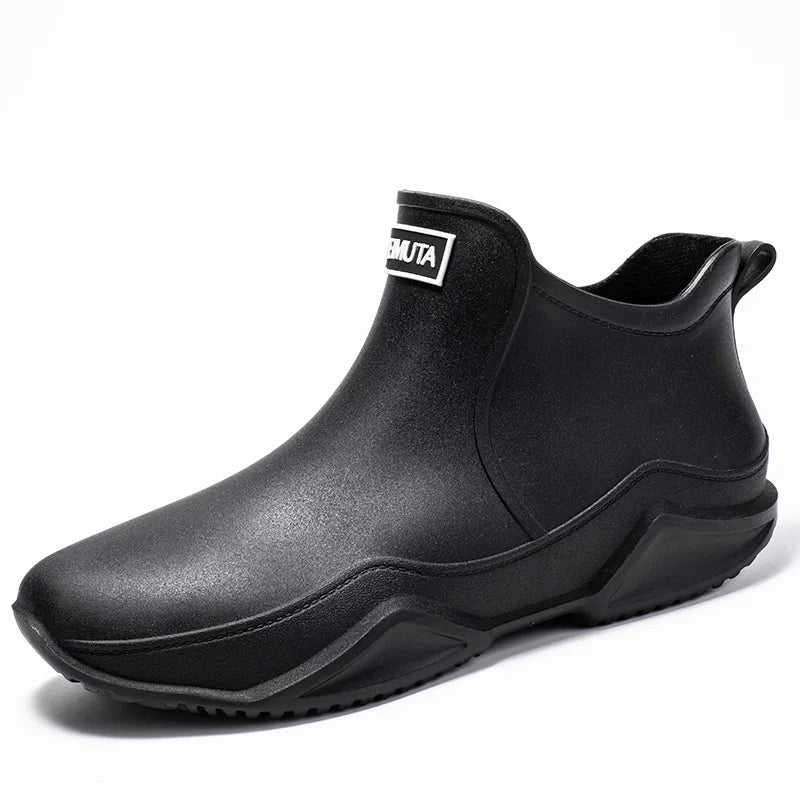 Men's Rain Boots Chunky Sole