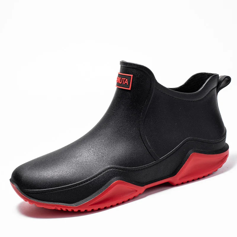 Men's Rain Boots Chunky Sole