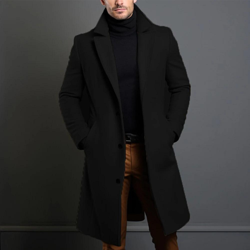 Men's Winter Trench Coat
