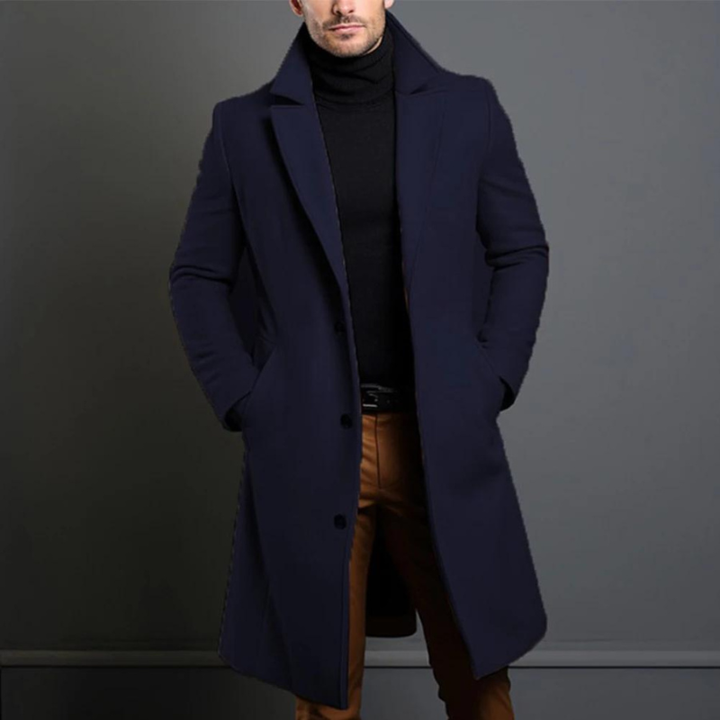 Men's Winter Trench Coat