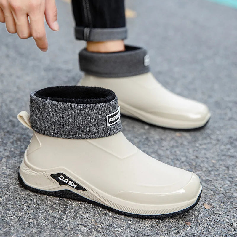 Men's Winter Rain Boots Non Slip