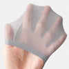 Breathable invisible socks worn inside shoes - top view showing hidden sock