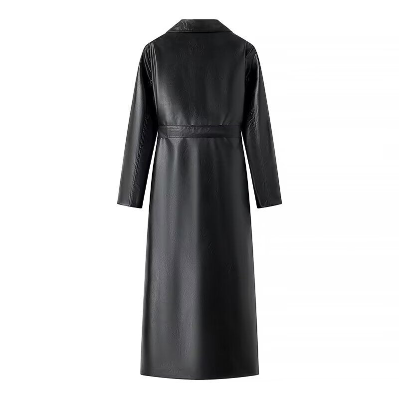 Women's Belted Wrap Trench Coat