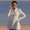 Women's Blazer Fall Wedding Guest Dresses