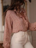 Women’s Checked Shirt with Button Placket