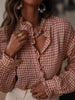 Women’s Checked Shirt with Button Placket