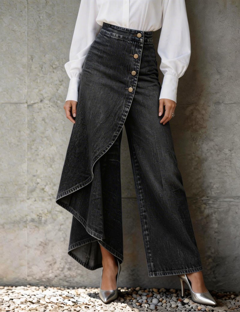 Women's Denim Skirt High Waisted