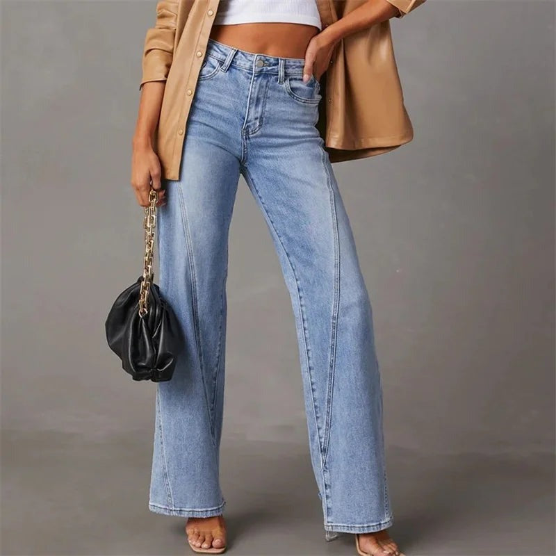 Women's Wide Leg Jeans High Waisted
