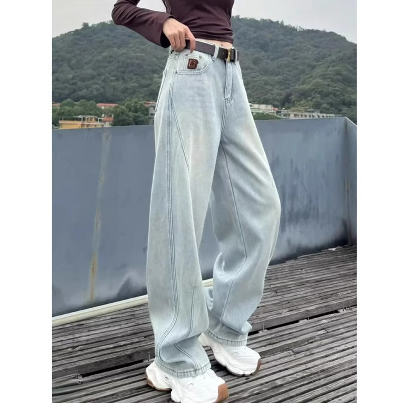 Women's Wide Leg Jeans High Waisted Relaxed Fit