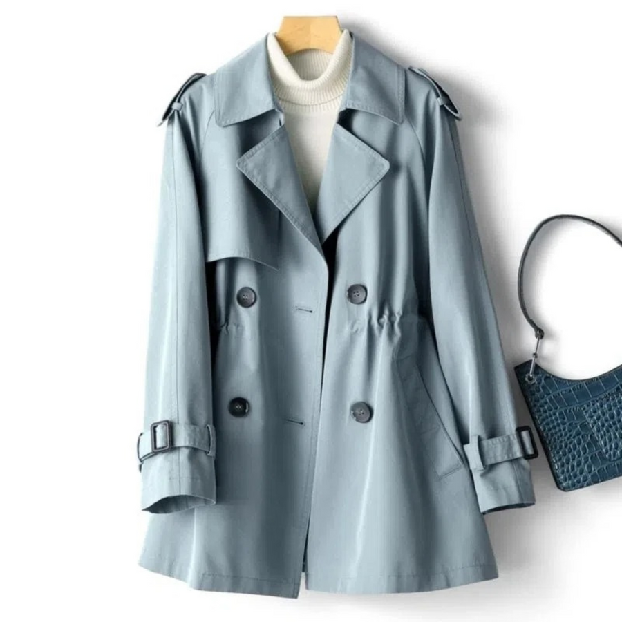 Women's Double-Breasted Trench Coat