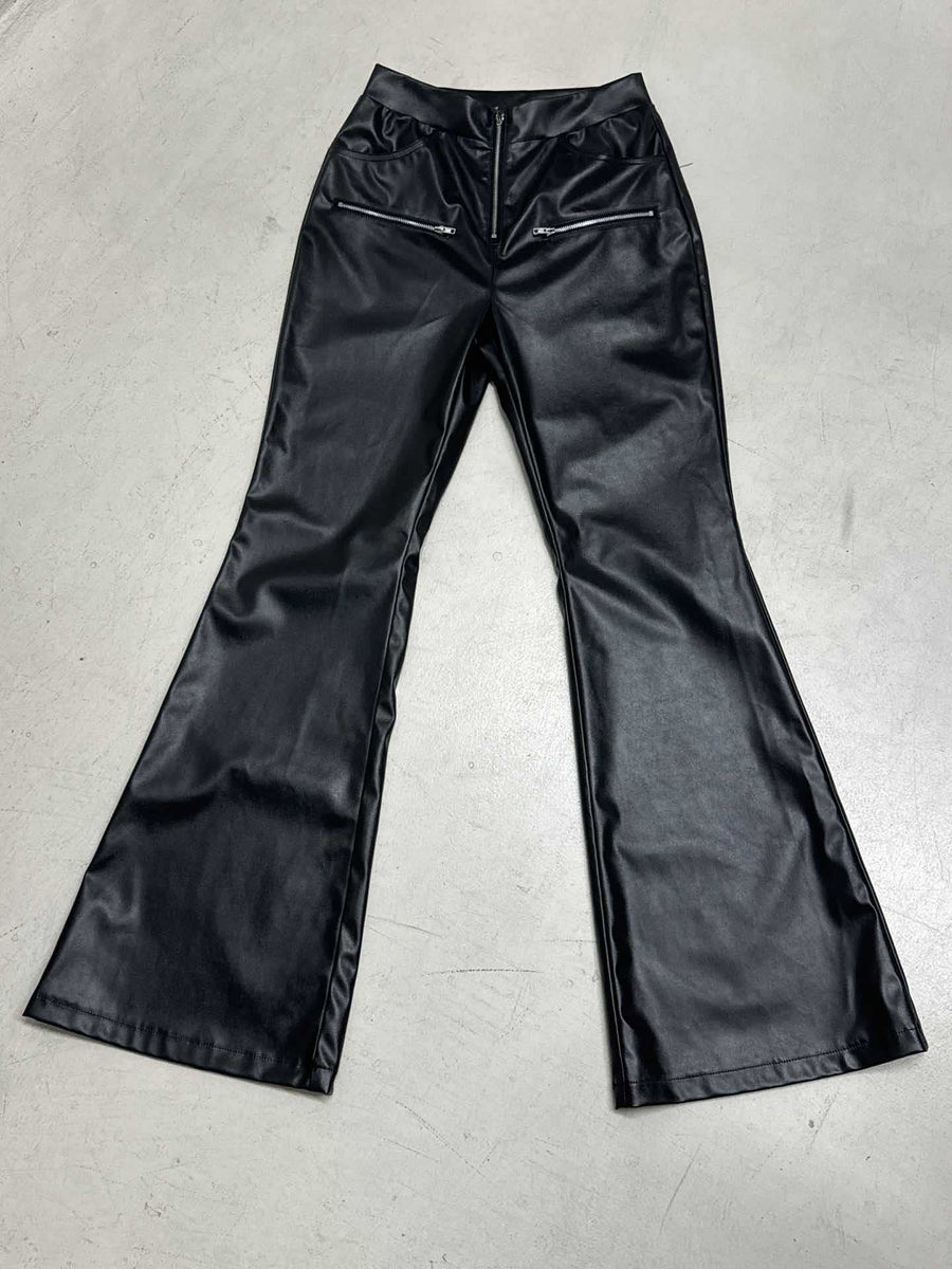 Women's Flare Pants Inset Panel Detail