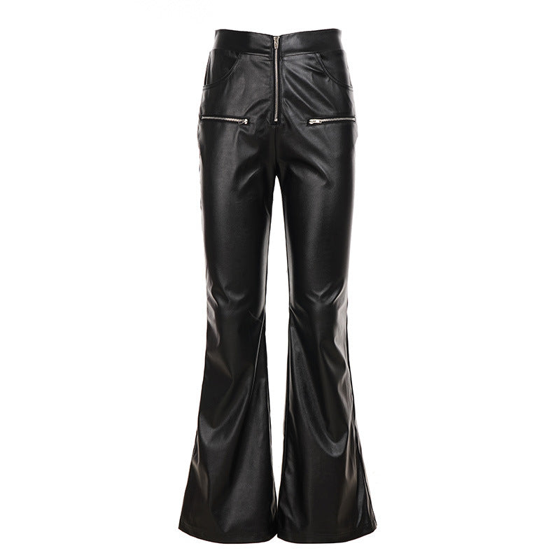 Women's Flare Pants Inset Panel Detail