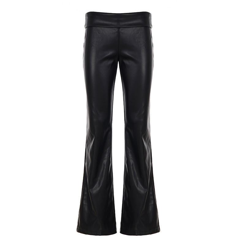 Women's Flare Pants Inset Panel Detail