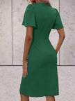 Women's Flutter Sleeve Fall Dresses
