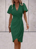 Women's Flutter Sleeve Fall Dresses