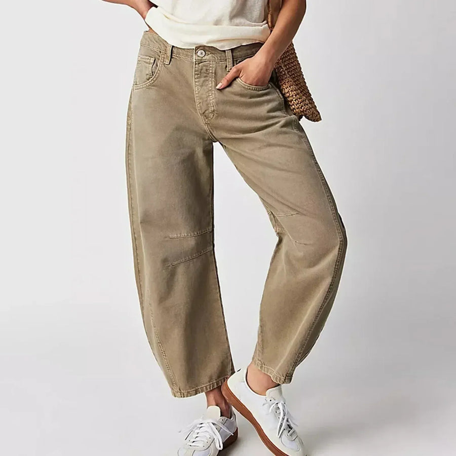 Women's Barrel Jeans Tapered Leg